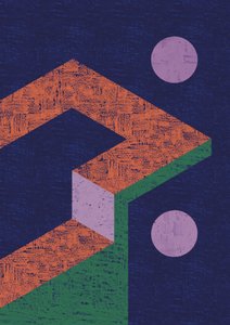 Ilusão geométrica moderna de Amy Louise Baker