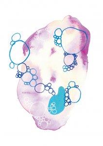 Bolhas abstratas suaves de Amy Louise Baker