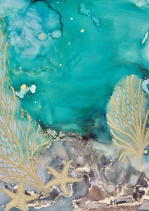 Estrela-do-mar dourada