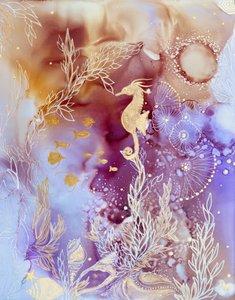 O Sonho do Cavalo-marinho Dourado de Amy Tieman