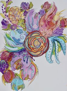 Fantasia floral caprichosa de Amy Tieman