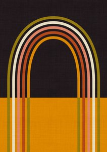 Geo Shapes Outono 2021 Arco-íris de Ana Rut Bre