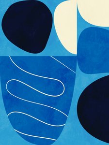 Formas Play3 1 azul de Ana Rut Bre