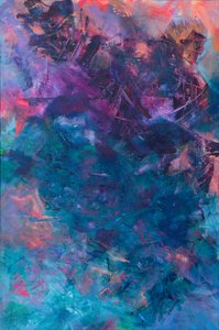 Fluxo abstrato vibrante