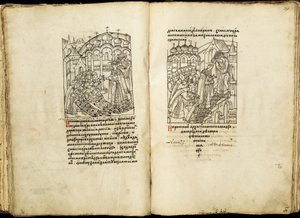 A coroação de Ivan IV em 16 de janeiro de 1547, da Crônica Compilada Iluminada, segunda metade do século XVI.