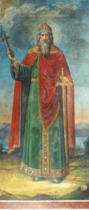 Grão-Duque Vladimir Svyatoslavich de Ancient Russian frescos