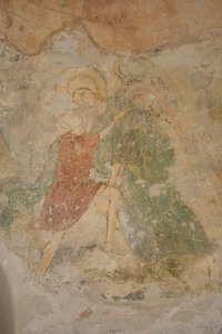 Jacó e o anjo, século XII de Ancient Russian frescos