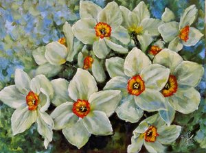 Narcisos em flor de Anda Bieza