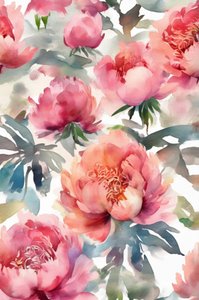 Peónias rosa claro de Anda Bieza