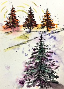 Brilho da Floresta de Inverno