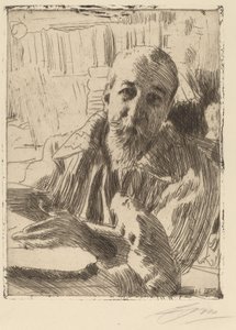 Anatole França, 1906. de Anders Leonard Zorn