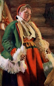 Braskkulla, uma camponesa de Moro, 1911-1912 de Anders Leonard Zorn