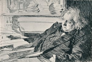 Joseph Ernest Renan 1823-1892, 1892, 1898 de Anders Leonard Zorn