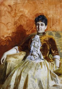 Retrato de Lisen Lamm, 1885 de Anders Leonard Zorn