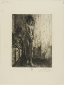 Um canto escuro de Anders Leonard Zorn
