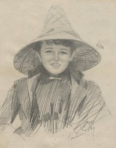 Ada Lymon (Mulher de Chapéu Grande) de Anders Leonard Zorn
