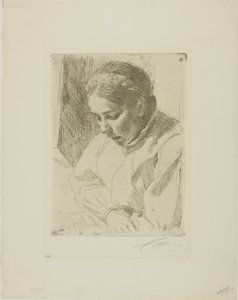 Em oração de Anders Leonard Zorn