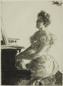 No Piano de Anders Leonard Zorn