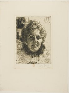 Aurore (Sra. Aurore Klintberg, née Oxenstierna, Chefe) de Anders Leonard Zorn