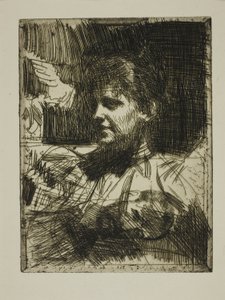 Gerda Hagborg I ("Para agradar") de Anders Leonard Zorn