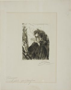 Garota com um Cigarro II de Anders Leonard Zorn