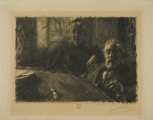 Sr. e Sra. Fürstenberg de Anders Leonard Zorn