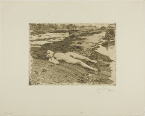 Nas areias de Anders Leonard Zorn