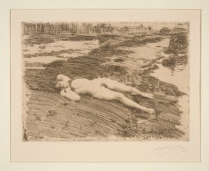 Sobre as areias de Anders Leonard Zorn