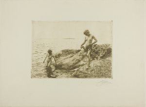 Skerries à beira-mar de Anders Leonard Zorn