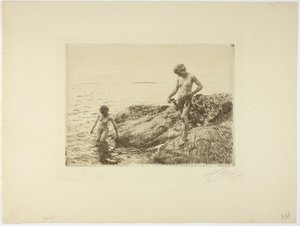 Skerries à beira-mar de Anders Leonard Zorn