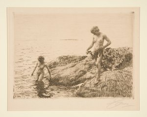 Skerries do mar de Anders Leonard Zorn