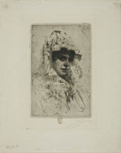mulher espanhola de Anders Leonard Zorn