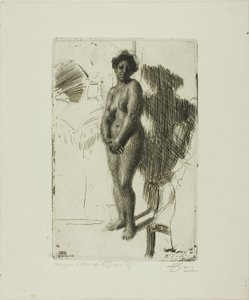 Preto em pé de Anders Leonard Zorn
