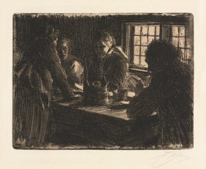 A empregada da noiva de Anders Leonard Zorn