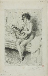 O guitarrista de Anders Leonard Zorn