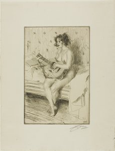 O guitarrista de Anders Leonard Zorn