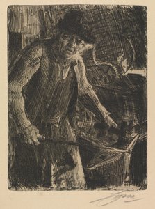 O mestre ferreiro de Anders Leonard Zorn