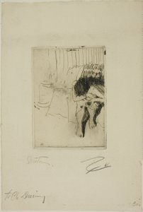 Modelo cansado de Anders Leonard Zorn