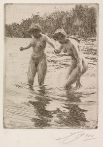 Dois banhistas de Anders Leonard Zorn