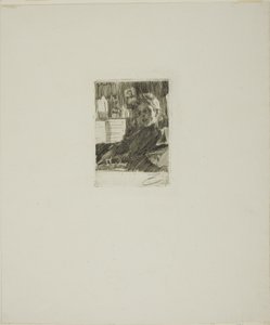 Jovem norueguês no piano de Anders Leonard Zorn