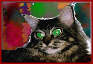 STREGATTONE, 2004 (Pintura digital) de Ando Gilardi