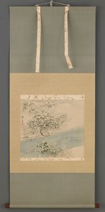 Arashiyama na neve, período Edo, século XIX. de Ando Hiroshige