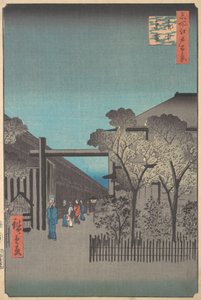 Kakuchu Shinonome, 4º mês, ano Snake 1857., 4º mês, ano Snake 1857. de Ando Hiroshige