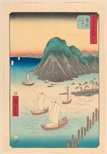 Maisaka da série 53 Estações de Tokaido de Ando Hiroshige