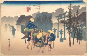 Névoa da Manhã, século XIX. de Ando Hiroshige