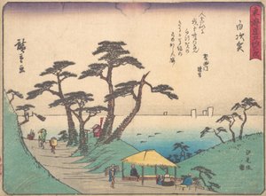 Shirasuka? 1838. , mosquito. 1838. de Ando Hiroshige
