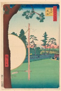 Takata Riding Grounds (Takata-no-baba) Da série Cem vistas famosas de Edo de Ando Hiroshige