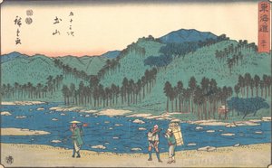 Tsuchiyama? 1840. , mosquito. 1840. de Ando Hiroshige