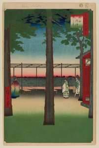 Amanhecer no Santuário Kanda Myojin de Ando or Utagawa Hiroshige