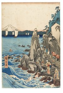 paisagem de Ando or Utagawa Hiroshige